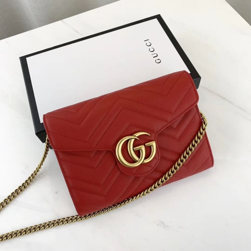 Replica Gucci Gg Marmont Matelasse Mini Bag 474575 - Image 2