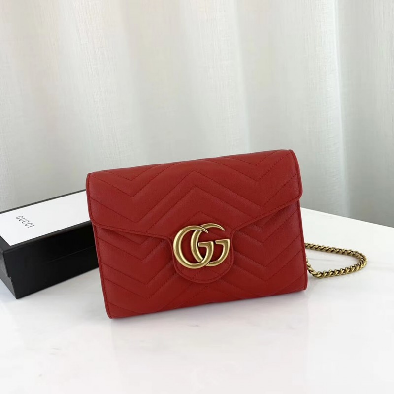 Replica Gucci Gg Marmont Matelasse Mini Bag 474575 - Image 3