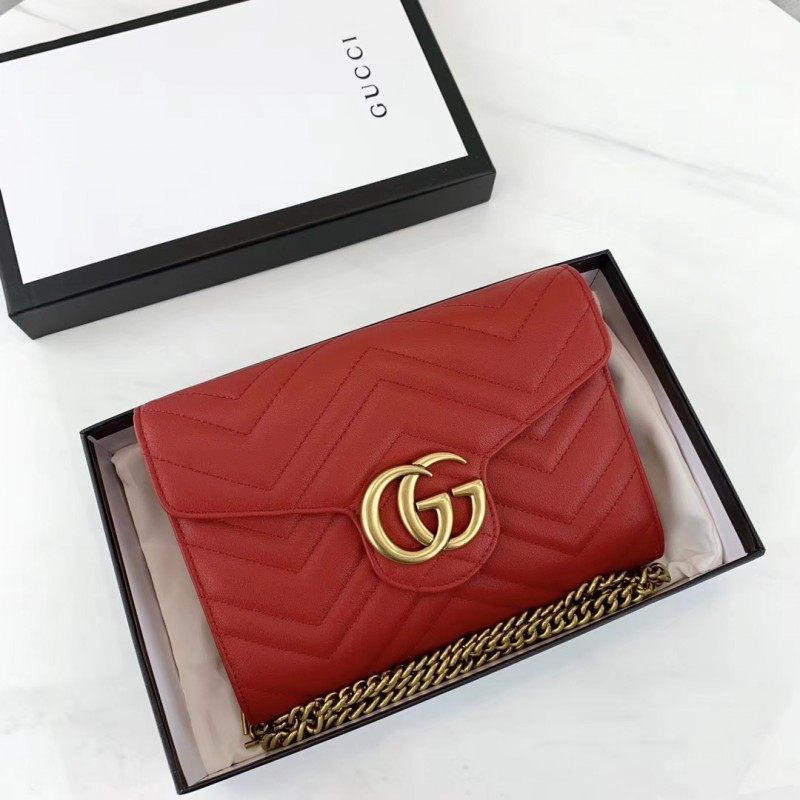 Replica Gucci Gg Marmont Matelasse Mini Bag 474575 - Image 10