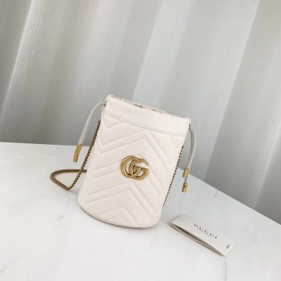 Alternative view of Replica Gucci Gg Marmont Matelasse Mini Bucket Bag 575163