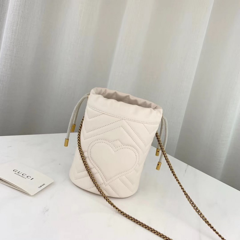Replica Gucci Gg Marmont Matelasse Mini Bucket Bag 575163 - Image 5