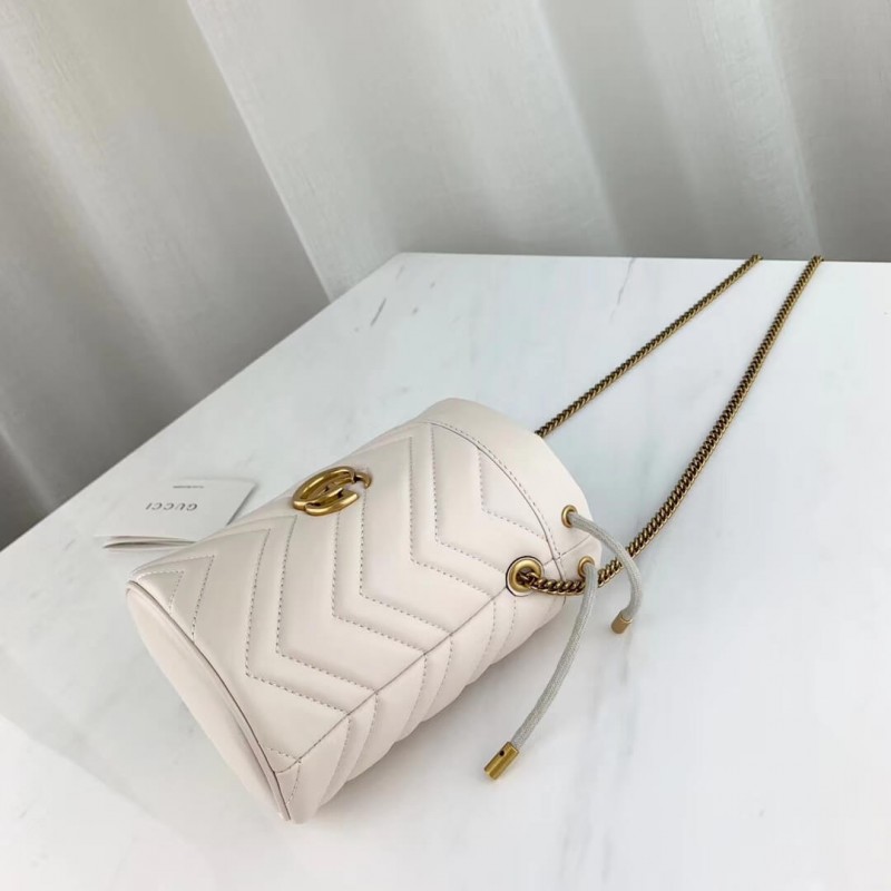 Replica Gucci Gg Marmont Matelasse Mini Bucket Bag 575163 - Image 7