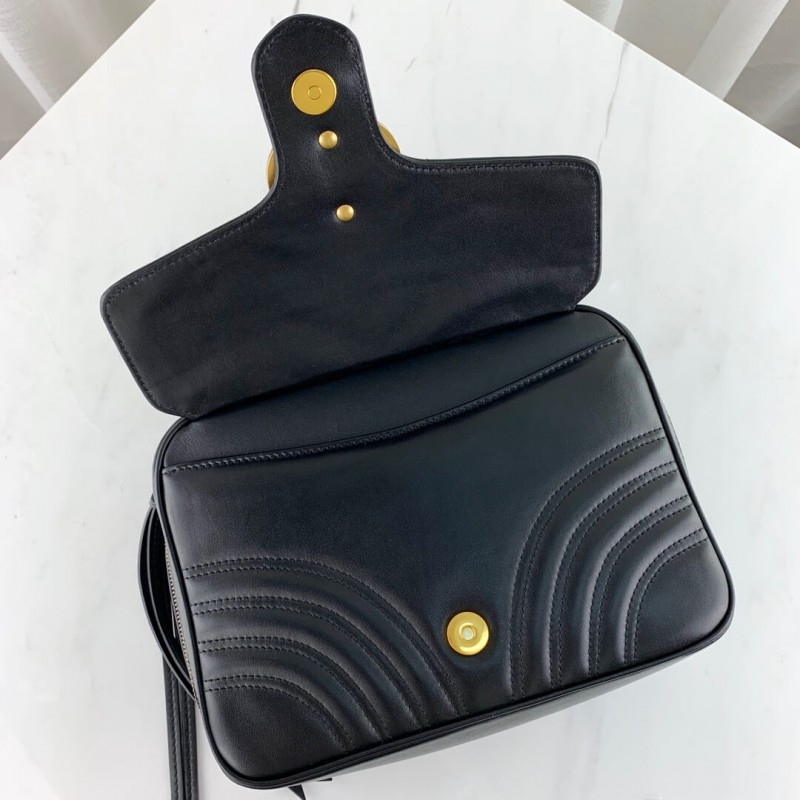 Replica Gucci Gg Marmont Matelasse Top Handle Bag 498100 - Image 8