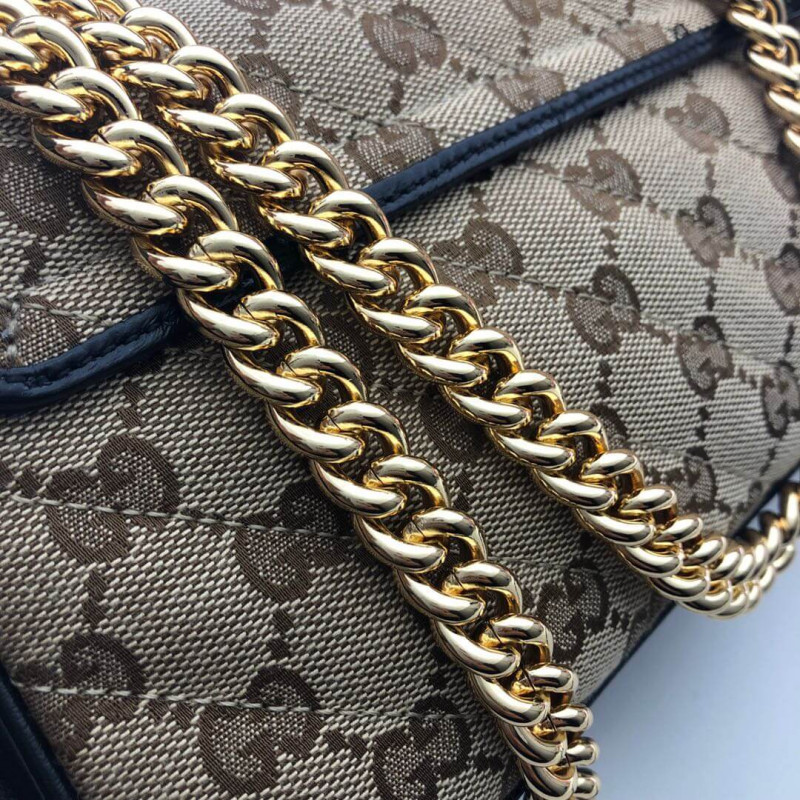 Replica Gucci Gg Marmont Mini Bag 446744 - Image 9