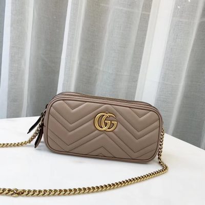 Alternative view of Replica Gucci Gg Marmont Mini Chain Bag 546581