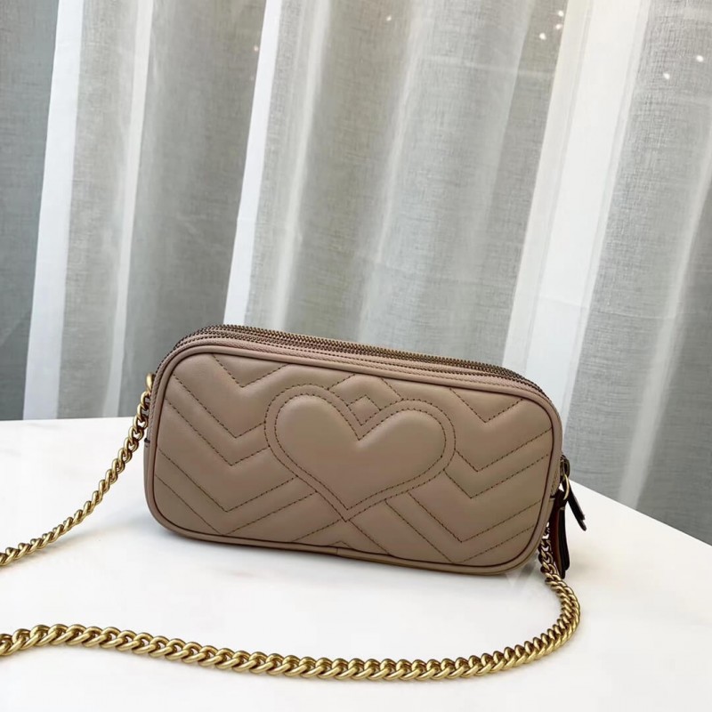 Replica Gucci Gg Marmont Mini Chain Bag 546581 - Image 3