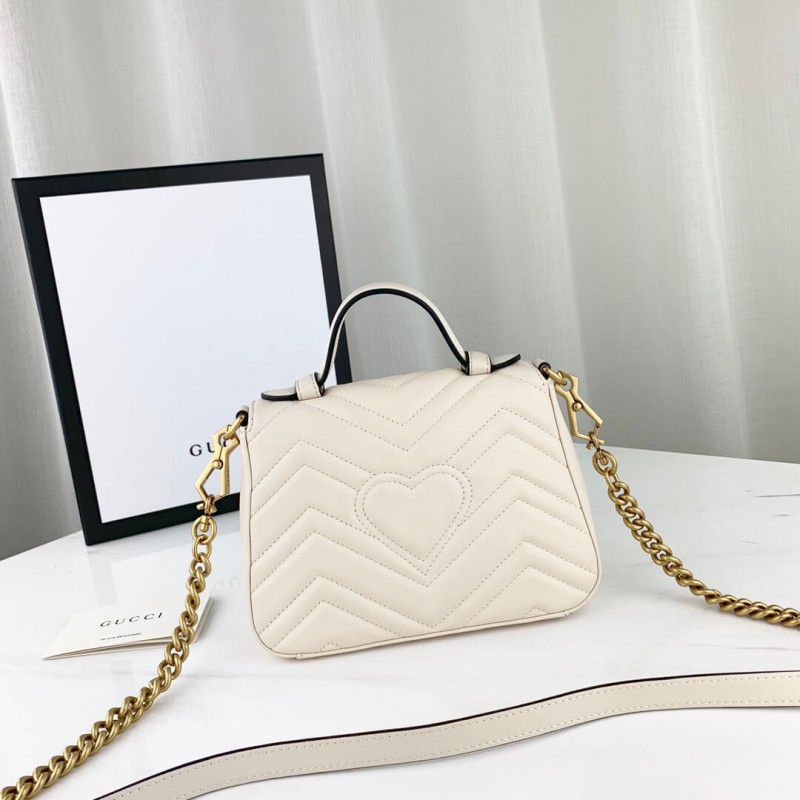 Replica Gucci Gg Marmont Mini Top Handle Bag 547260 - Image 3