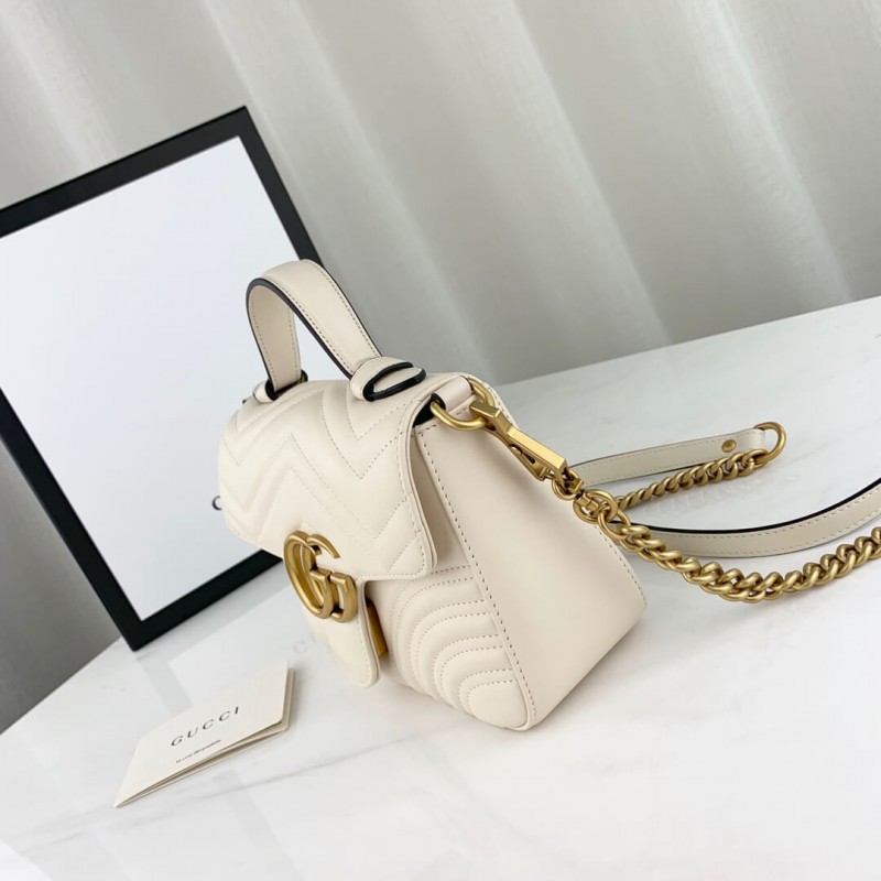 Replica Gucci Gg Marmont Mini Top Handle Bag 547260 - Image 4