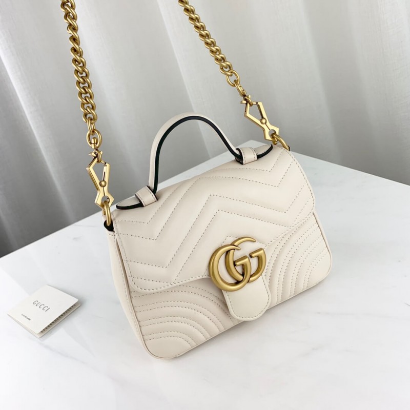 Replica Gucci Gg Marmont Mini Top Handle Bag 547260 - Image 6