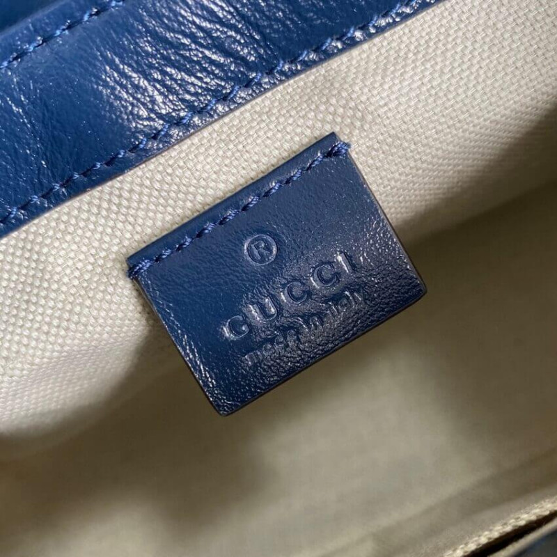 Replica Gucci Gg Marmont Multicolor Mini Top Handle Bag 583571 - Image 10
