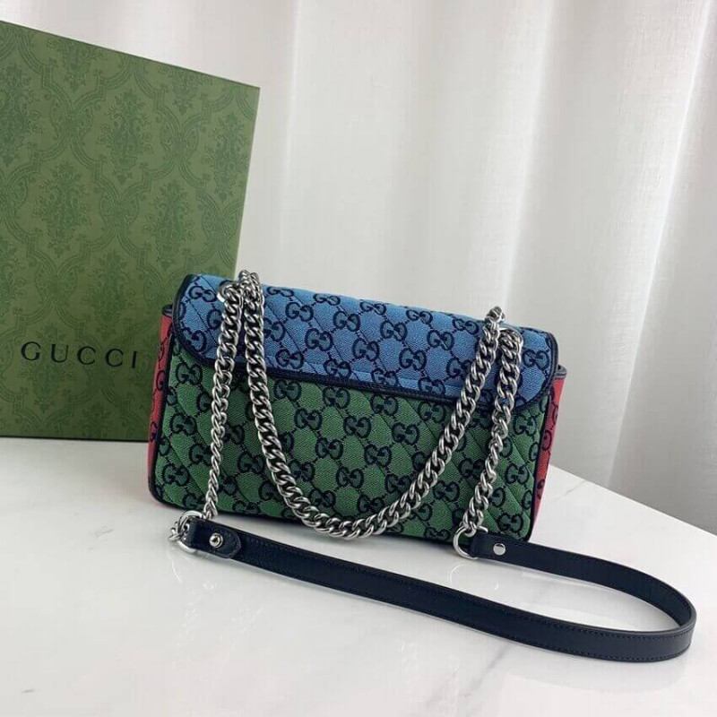 Replica Gucci Gg Marmont Multicolour Small Shoulder Bag 443497 - Image 5