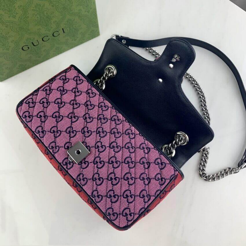Replica Gucci Gg Marmont Multicolour Small Shoulder Bag 443497 - Image 7