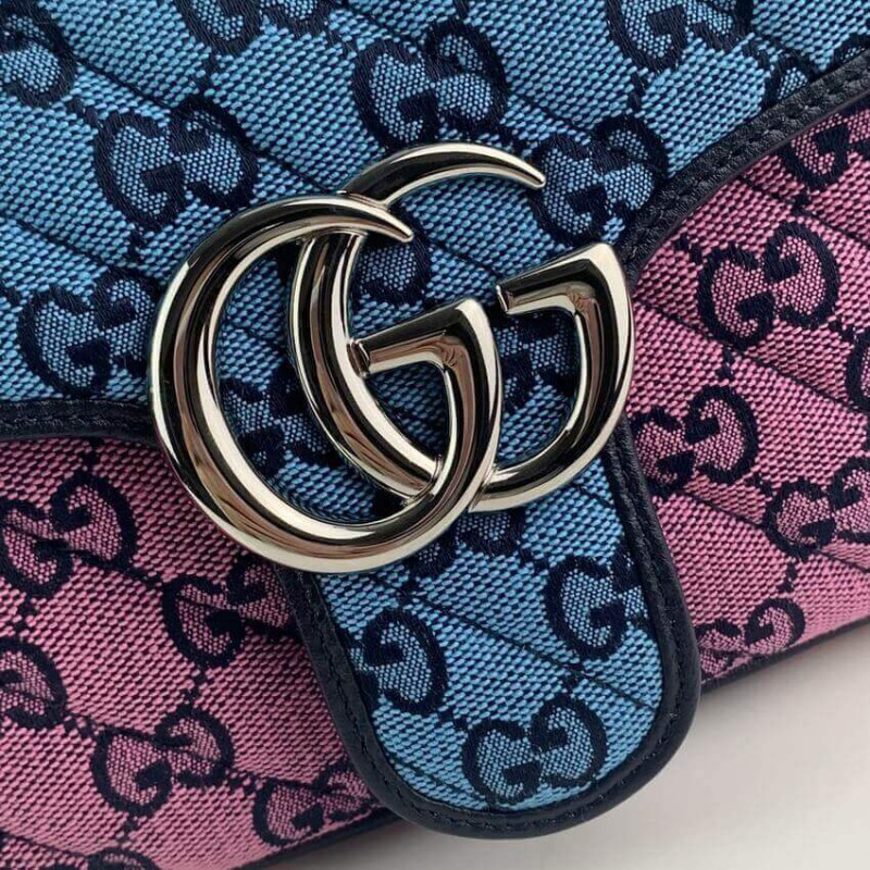 Replica Gucci Gg Marmont Multicolour Small Shoulder Bag 443497 - Image 8