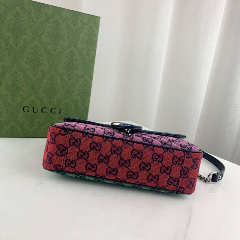 Replica Gucci Gg Marmont Multicolour Small Shoulder Bag 443497 - Image 9