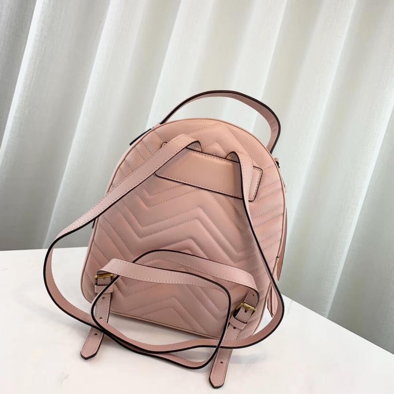 Replica Gucci Gg Marmont Quilted Leather Backpack 476671 - Image 3
