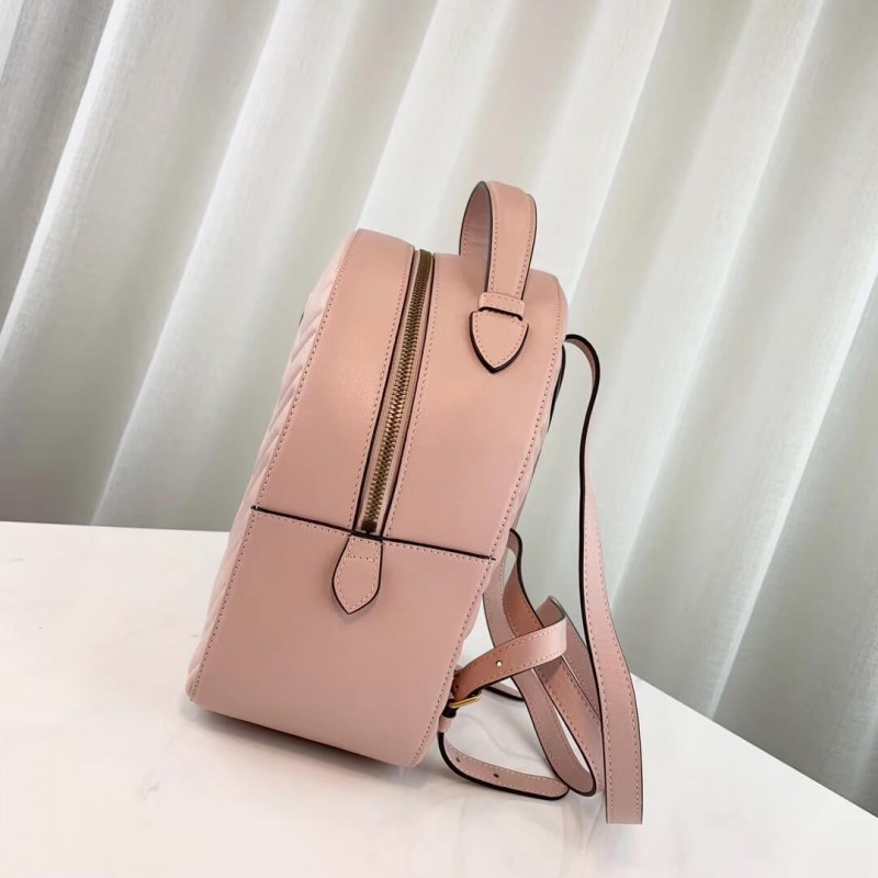 Replica Gucci Gg Marmont Quilted Leather Backpack 476671 - Image 4
