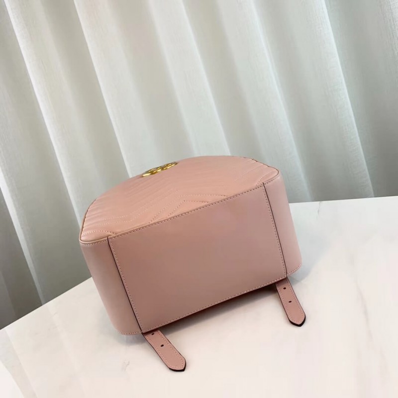 Replica Gucci Gg Marmont Quilted Leather Backpack 476671 - Image 5