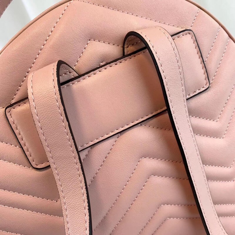 Replica Gucci Gg Marmont Quilted Leather Backpack 476671 - Image 9