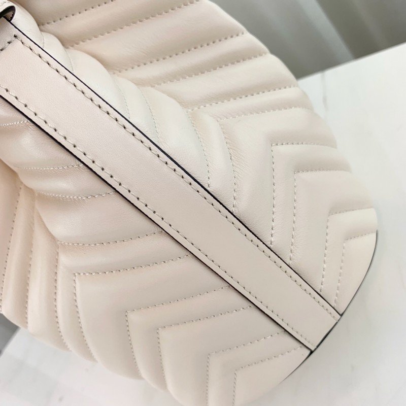 Replica Gucci Gg Marmont Quilted Leather Bucket Bag 476674 - Image 9