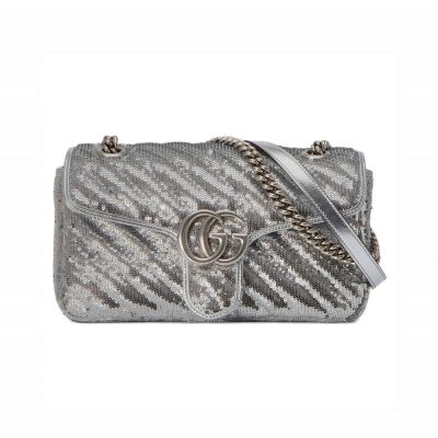 Replica Gucci Gg Marmont Small Sequin Shoulder Bag 443497