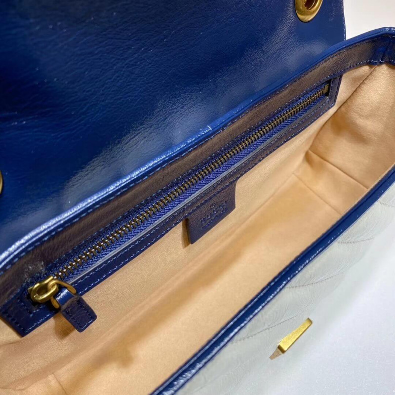 Replica Gucci Gg Marmont Small Shoulder Bag 443497 White - Image 10