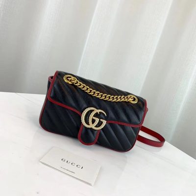 Alternative view of Replica Gucci Gg Marmont Small Shoulder Bag 446744