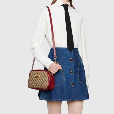 Alternative view of Replica Gucci Gg Marmont Small Shoulder Bag 447632