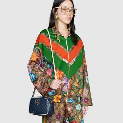 Alternative view of Replica Gucci Gg Marmont Small Shoulder Bag 447632 Blue