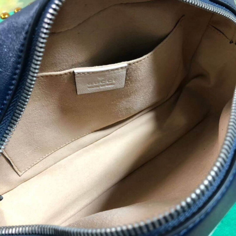 Replica Gucci Gg Marmont Small Shoulder Bag 447632 Blue - Image 11