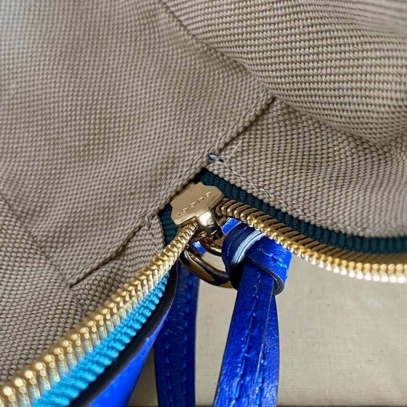 Replica Gucci Gg Marmont Small Shoulder Bag 447632 Blue And Emerald Leather - Image 8