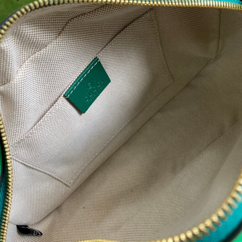 Replica Gucci Gg Marmont Small Shoulder Bag 447632 Green And Emerald Leather - Image 9