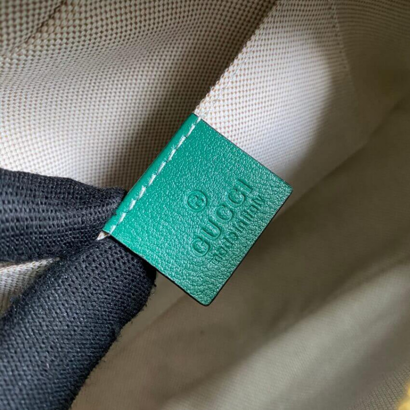 Replica Gucci Gg Marmont Small Shoulder Bag 447632 Green And Emerald Leather - Image 10