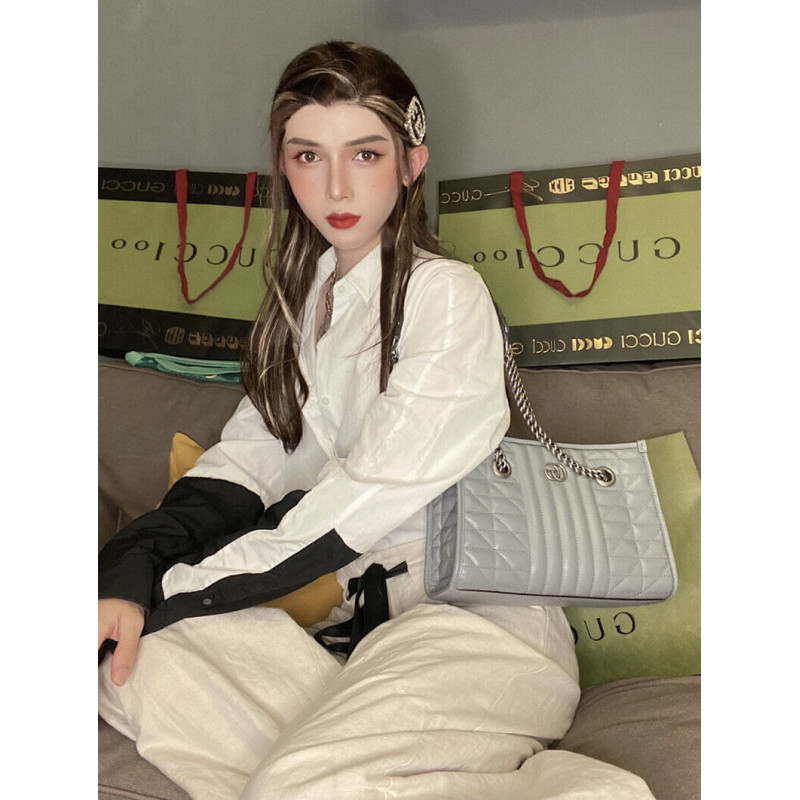 Replica Gucci Gg Marmont Small Tote Bag 681483 - Image 3