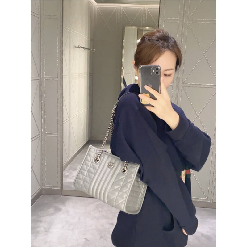 Replica Gucci Gg Marmont Small Tote Bag 681483 - Image 4