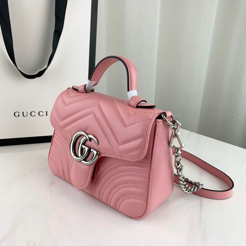 Replica Gucci Gg Marmont Top Handle Bag 22Cm 547260 - Image 4