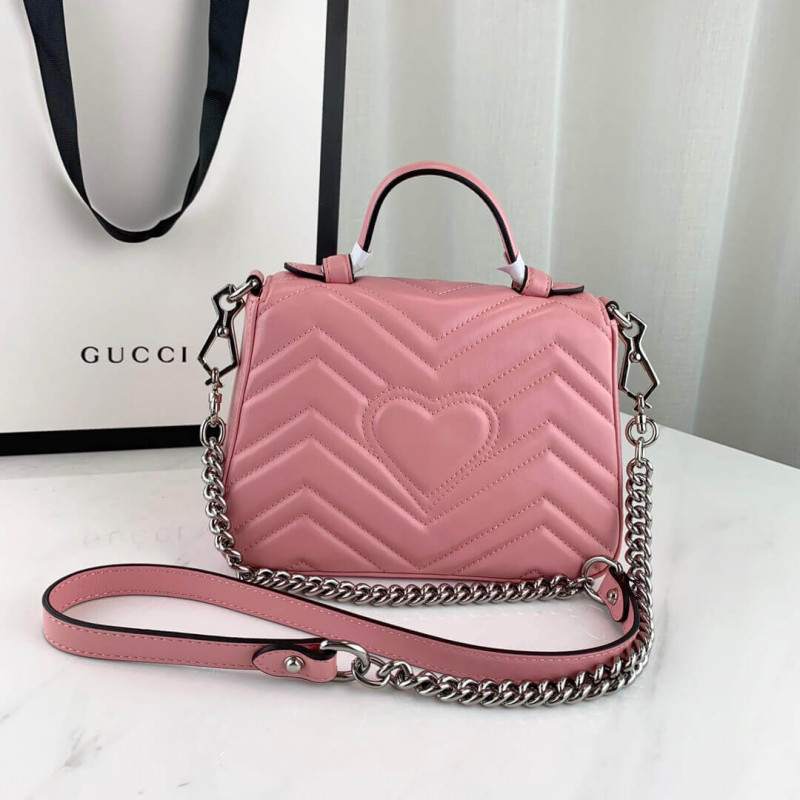 Replica Gucci Gg Marmont Top Handle Bag 22Cm 547260 - Image 5