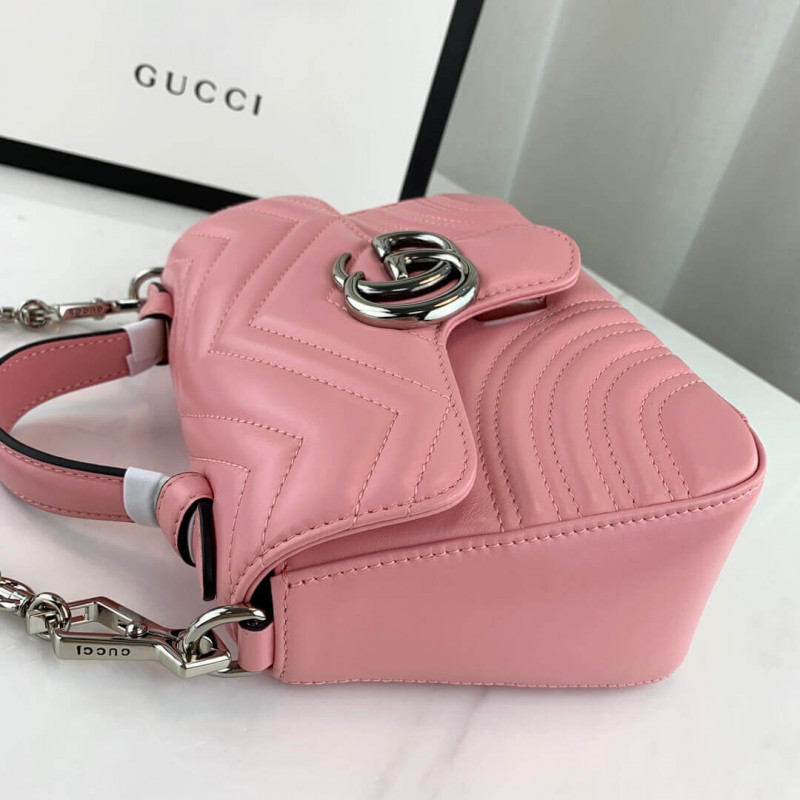 Replica Gucci Gg Marmont Top Handle Bag 22Cm 547260 - Image 8