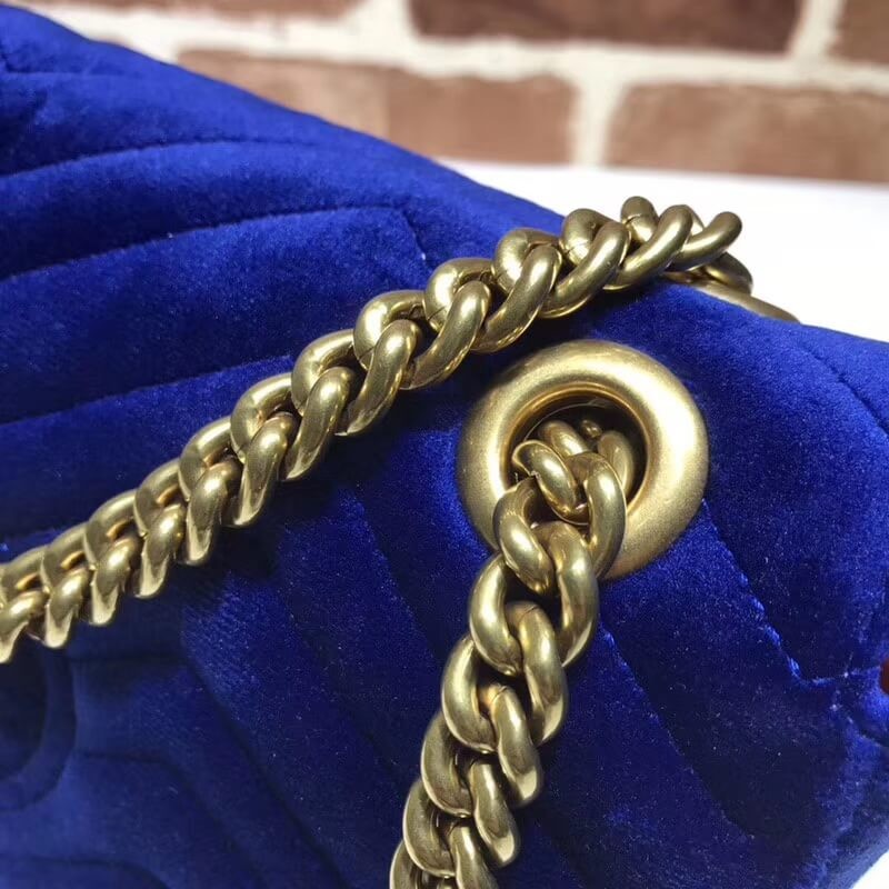Replica Gucci Gg Marmont Velvet Shoulder Bag 443497 - Image 7