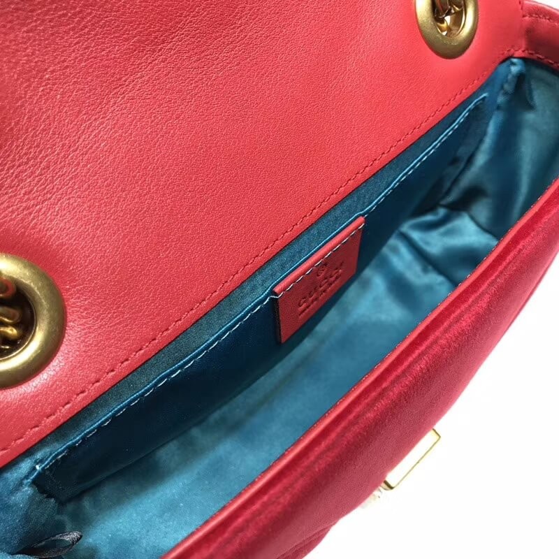 Replica Gucci Gg Marmont Velvet Shoulder Bag 446744 - Image 7