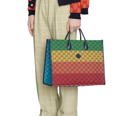 Alternative view of Replica Gucci Gg Multicolour Large Tote Bag 659980