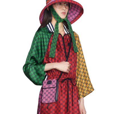 Alternative view of Replica Gucci Gg Multicolour Mini Bag 657582