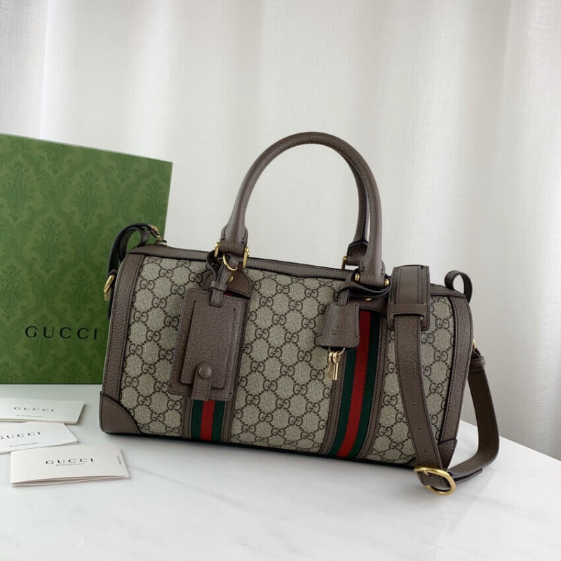 Replica Gucci Gg Small Duffel Bag With Web 645017 - Image 3