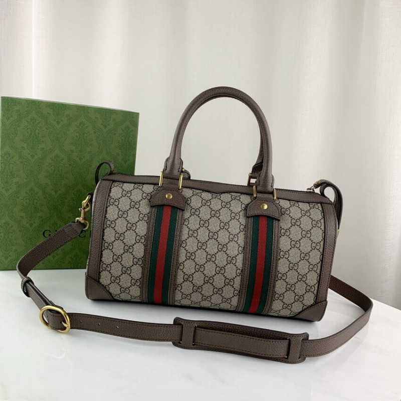 Replica Gucci Gg Small Duffel Bag With Web 645017 - Image 4