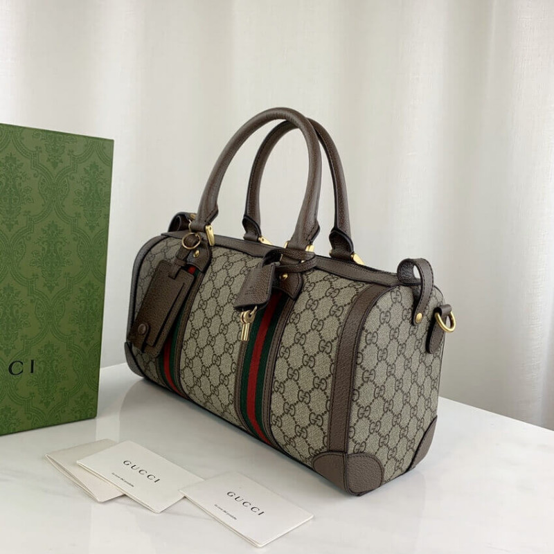 Replica Gucci Gg Small Duffel Bag With Web 645017 - Image 5