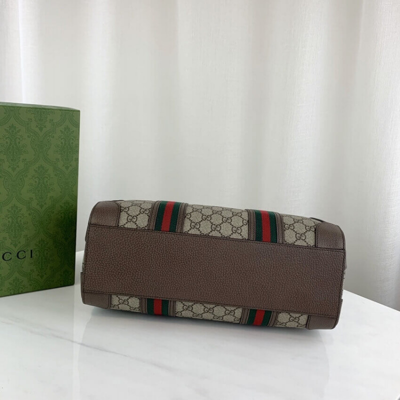Replica Gucci Gg Small Duffel Bag With Web 645017 - Image 6