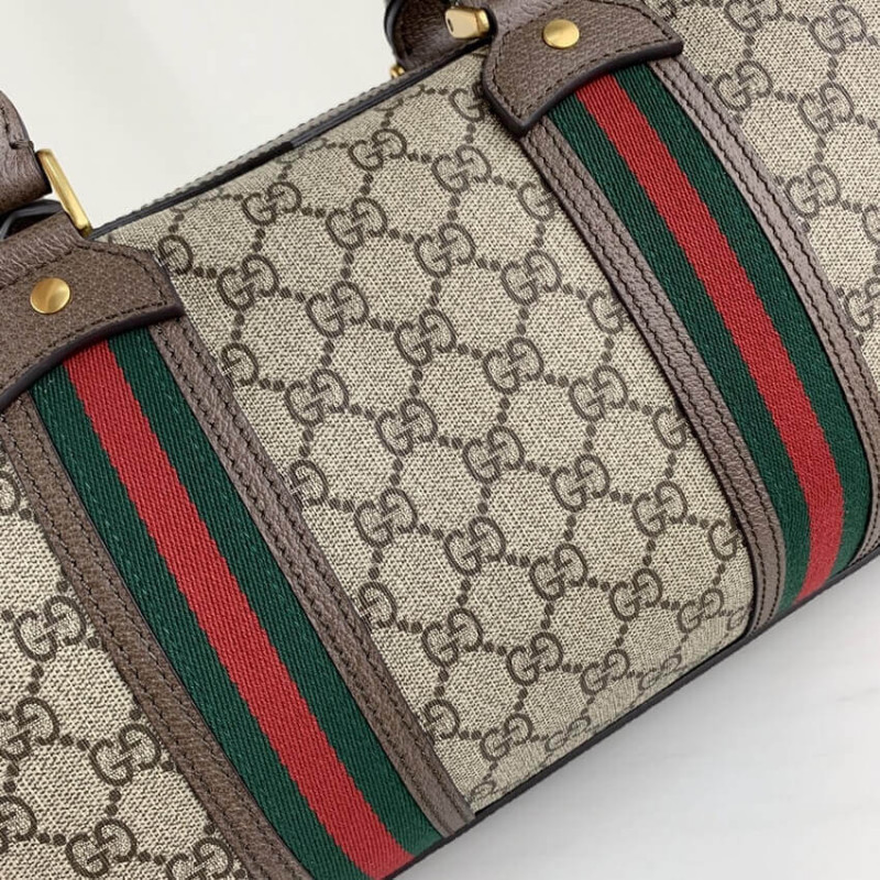 Replica Gucci Gg Small Duffel Bag With Web 645017 - Image 9