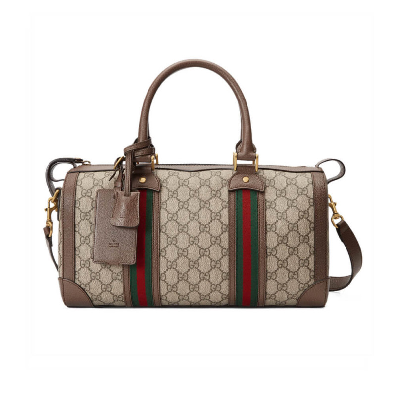 Replica Gucci Gg Small Duffel Bag With Web 645017