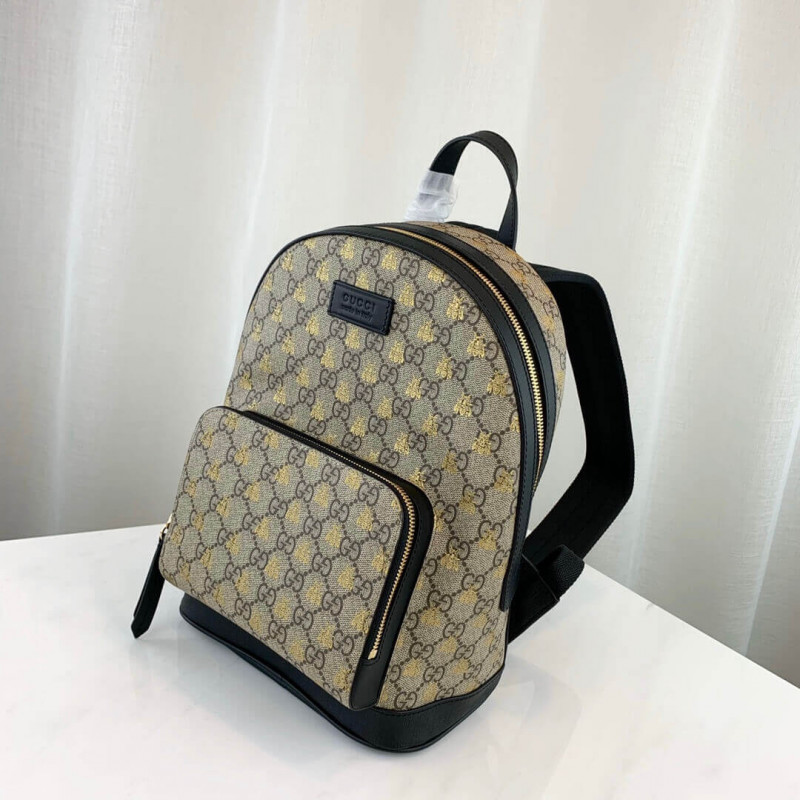 Replica Gucci Gg Supreme Bees Backpack 427042 - Image 3