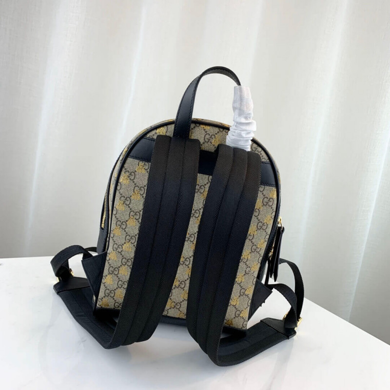 Replica Gucci Gg Supreme Bees Backpack 427042 - Image 4