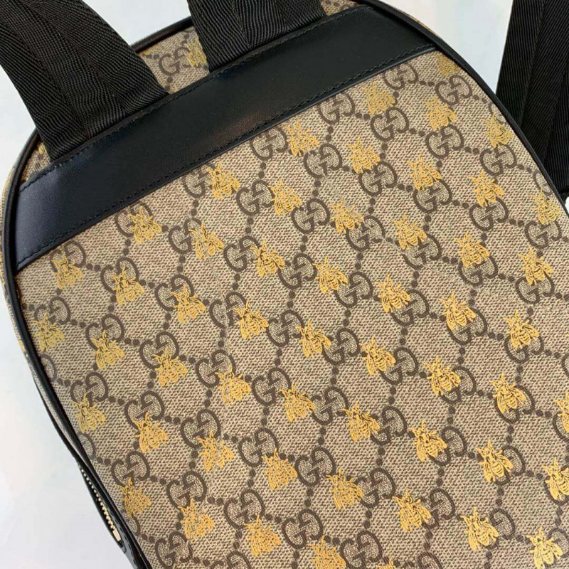 Replica Gucci Gg Supreme Bees Backpack 427042 - Image 9